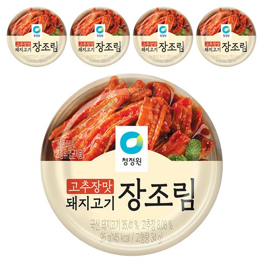 청정원 고추장맛 돼지고기 장조림