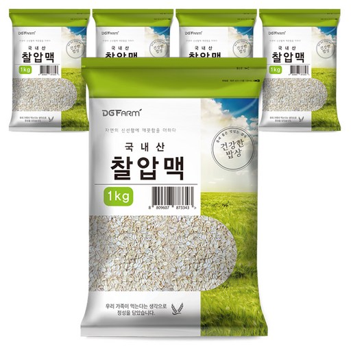 건강한밥상 국산 찰압맥