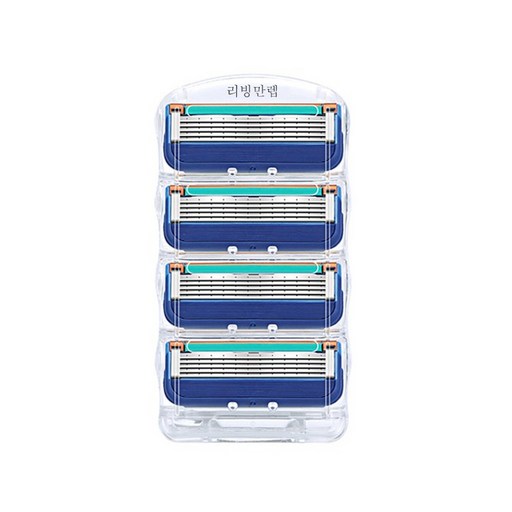리빙만렙 퓨전 매뉴얼 호환용 면도날