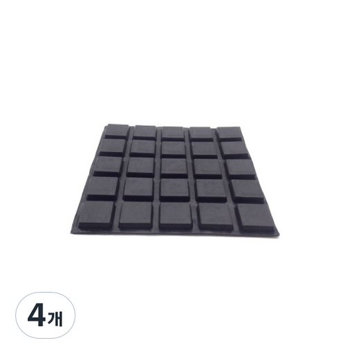 미끄럼방지 고무발 범폰 고무받침대 검정 A0044
