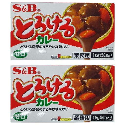 에스비 토로케루 카레 소스믹스 순한맛