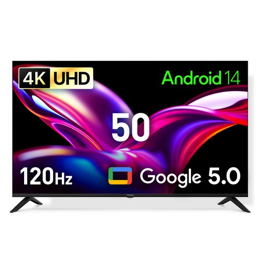 [10% 환급가전] 프리즘코리아 4K UHD 구글 5.0 AI DLG 120Hz 스마트TV