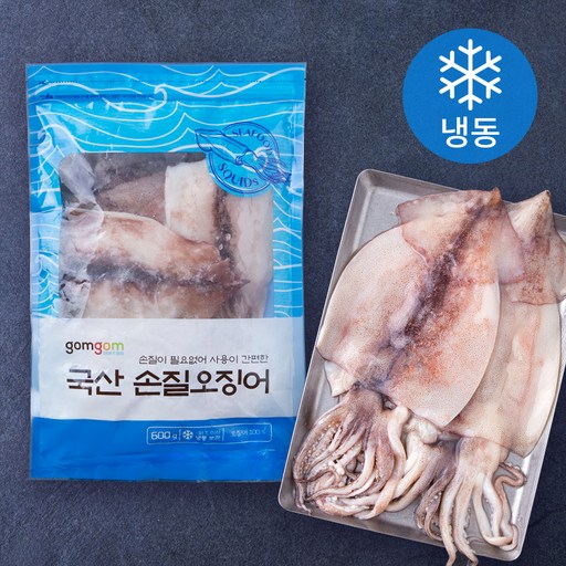 곰곰 국산 손질 오징어, 250g