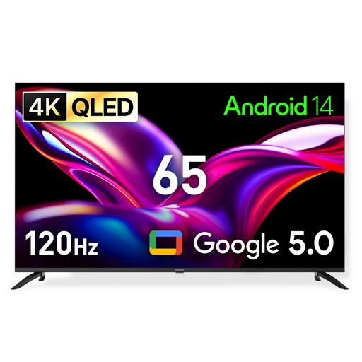 프리즘코리아 4K UHD QLED 구글 5 AI DLG120Hz 스마트TV