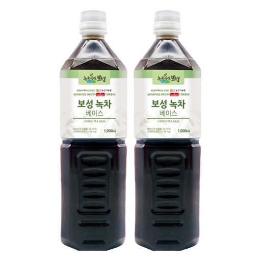 녹차수도보성 녹차 베이스