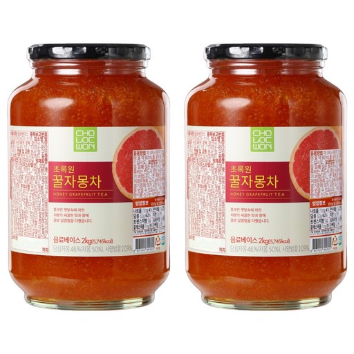 초록원 꿀자몽차