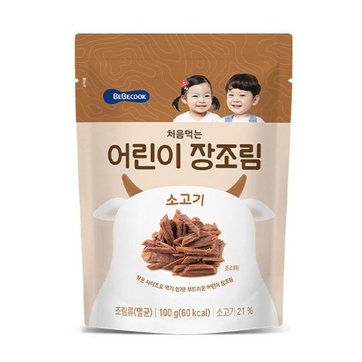 베베쿡 처음먹는 어린이 장조림 100g