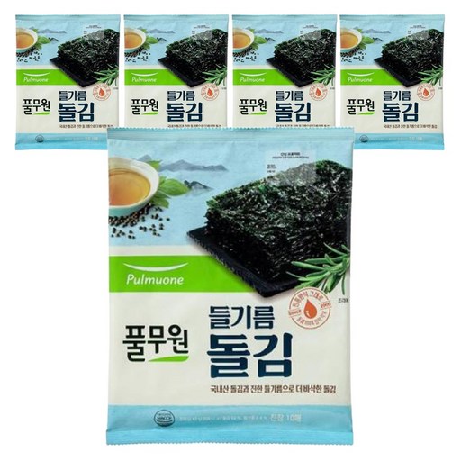 풀무원 들기름 돌김 10p