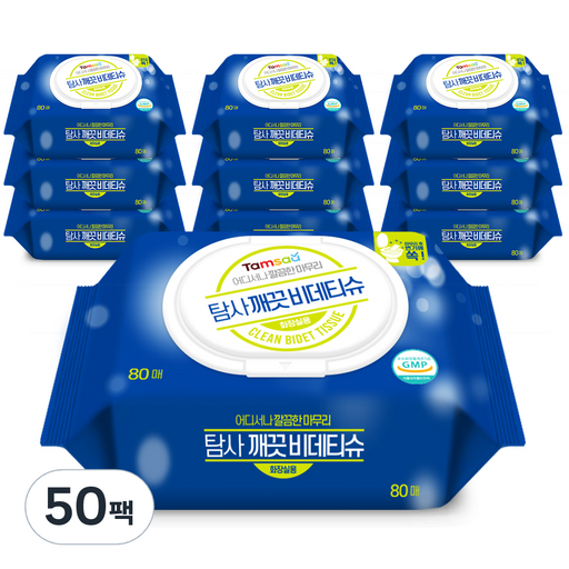 탐사 깨끗 비데티슈 캡형 60gsm