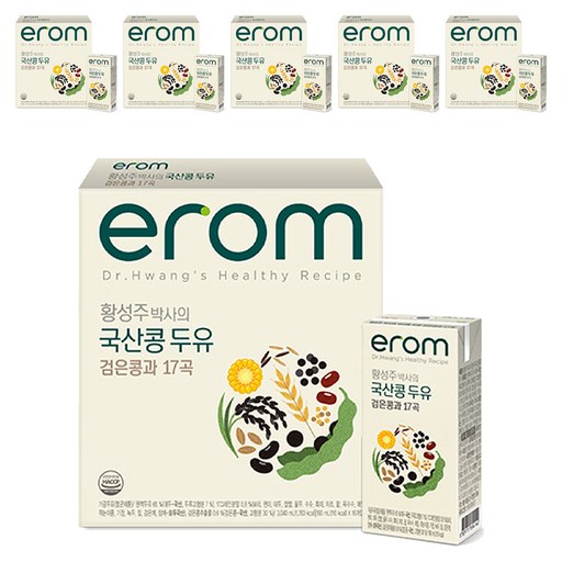 이롬 황성주 박사의 국산 두유 검은콩과 17곡