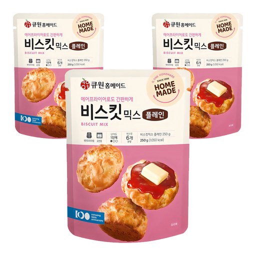 큐원 홈메이드 비스킷믹스 플레인
