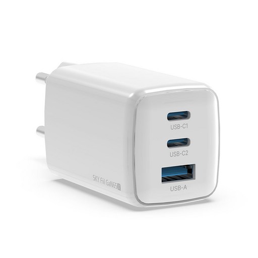 SKY 필 GaN 65X 65W 4세대 초미니 3포트 충전기으로 빠르고 효율적인 충전 경험을 만나보세요