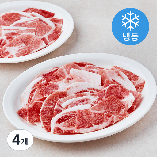 한입크기 수입 왕목살 목전지 제육볶음용 (냉동)