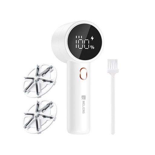 멜리언스 충전식 LED 보풀제거기, MLMJD01, 화이트