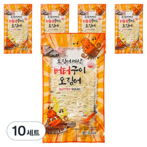 서울지앤비 오징어세상 버터구이 오징어 32g + 햇고추장 10g