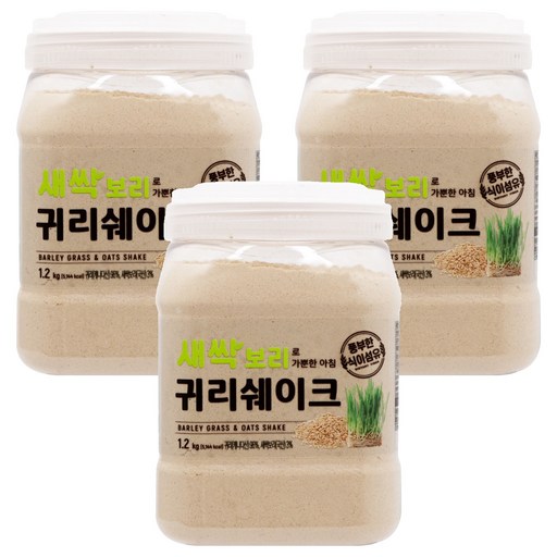 새싹보리로 가뿐한 아침 귀리쉐이크