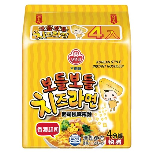 OTOKI 不倒翁 起司風味拉麵 111g, 4包