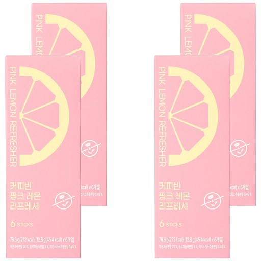 커피빈 핑크 레몬 리프레셔 차 12.8g