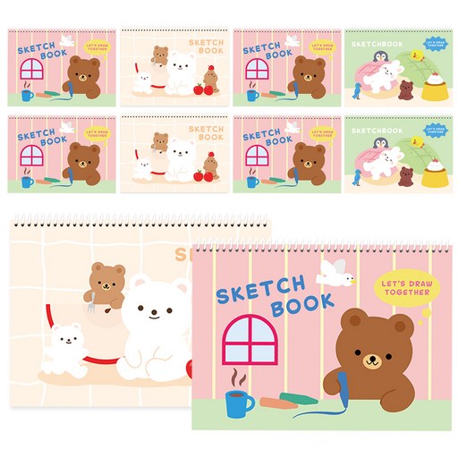 탐사 플러피 스케치북 130g