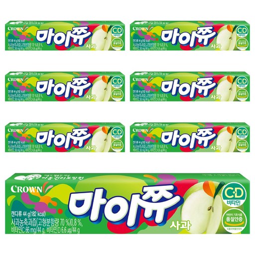 크라운 마이쮸 사과