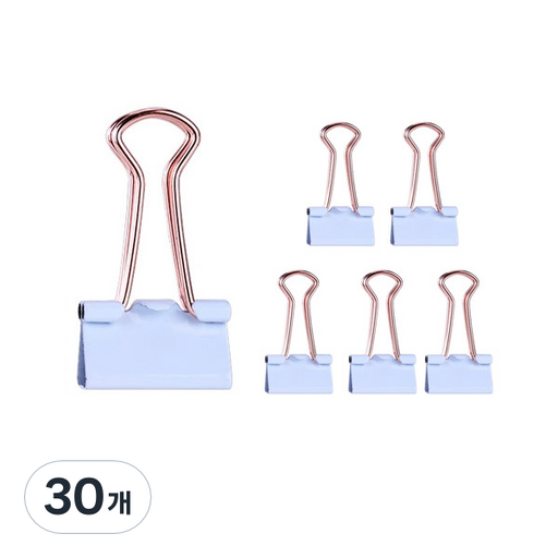 델리 파스텔골드 더블 집게클립 D0701