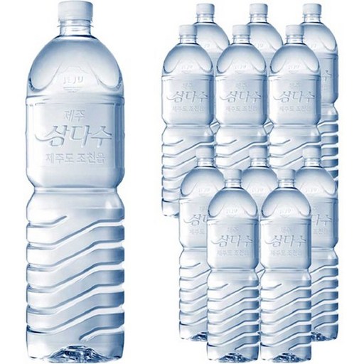 제주삼다수 그린 무라벨 2L 12개