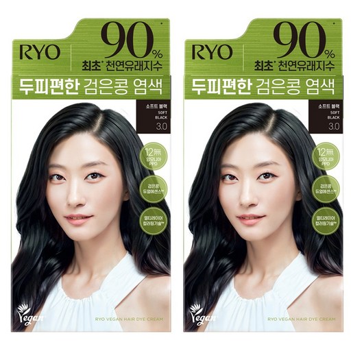려 두피편한 검은콩 염색제 120g