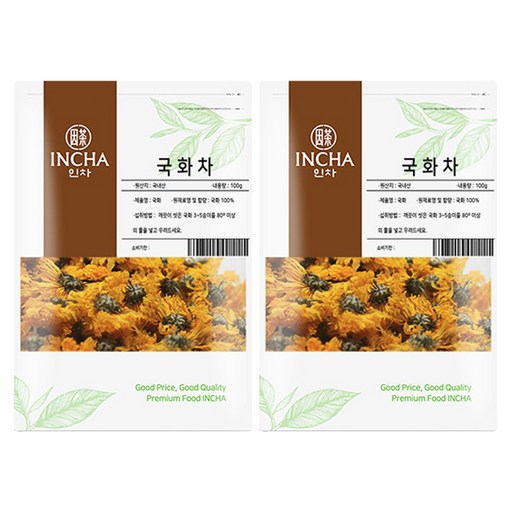 인차 국내산 국화차