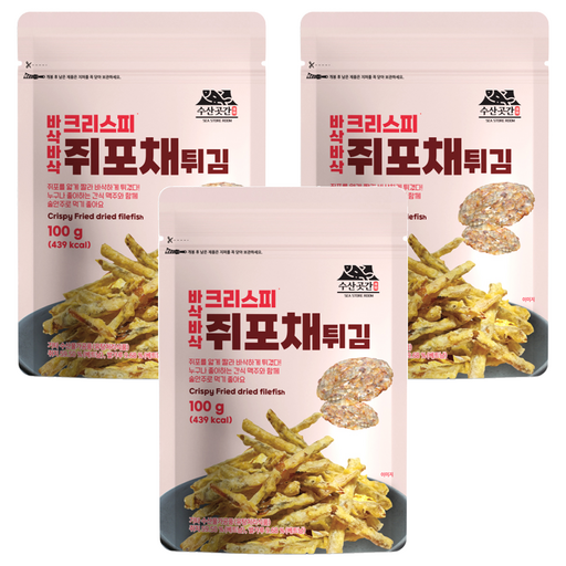 수산곳간 바삭바삭 크리스피 쥐포채 튀김
