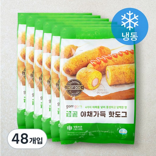 곰곰 야채가득 핫도그