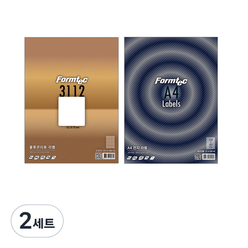 폼텍 물류관리용 라벨 12칸 LS-3112 100p + 전지 라벨 20p