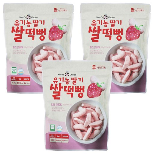 맛있는풍경 유기농 딸기 쌀떡뻥