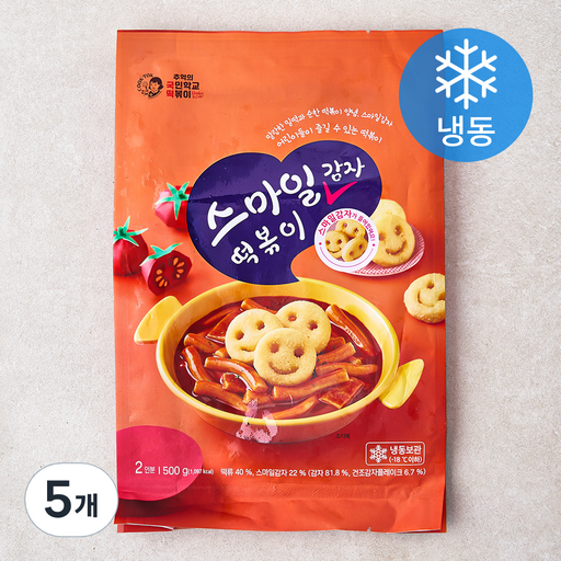 추억의국민학교떡볶이 스마일 감자 떡볶이 (냉동)