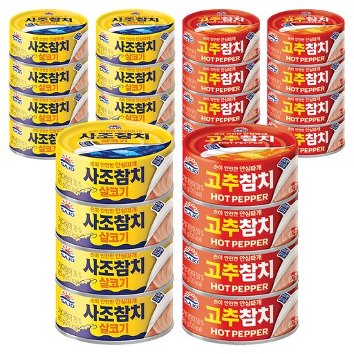 사조 살코기참치 85g 12p + 고추참치 85g 12p