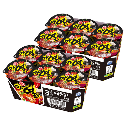 오뚜기 마열라면 컵 62g