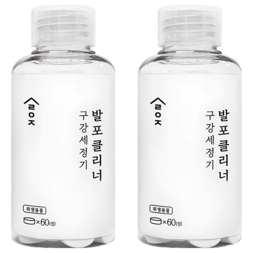 살림이지 구강세정기 발포 클리너 60p slez-9r60