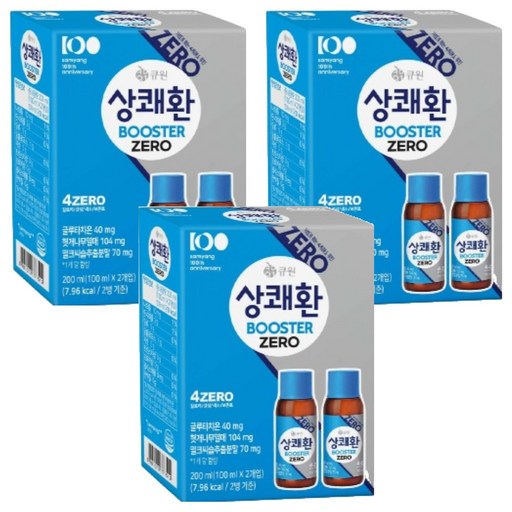 상쾌환 부스터 ZERO 숙취해소음료