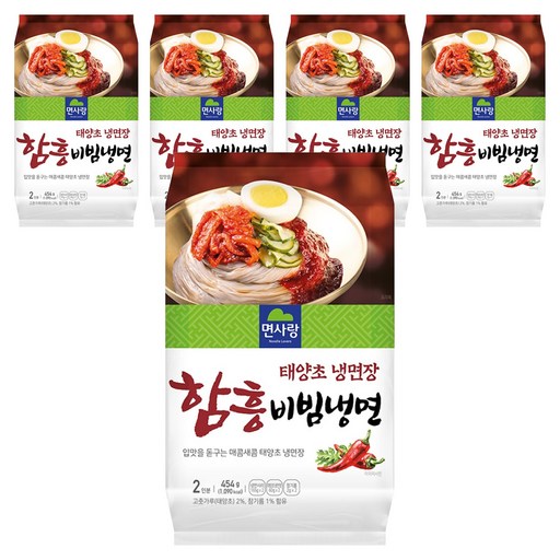 면사랑 태양초 냉면장 함흥 비빔냉면 454g