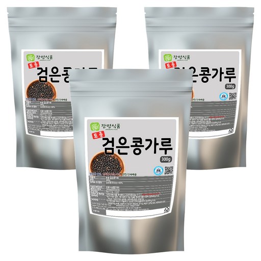 장명식품 국내산 검은 콩가루