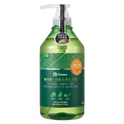 Simba 小獅王辛巴 綠活系奶瓶蔬果洗潔液, 1瓶, 800ml