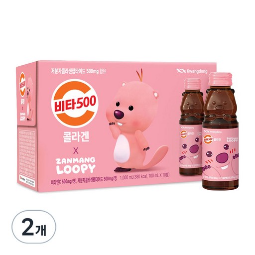 광동제약 잔망루피 비타500 콜라겐 10p