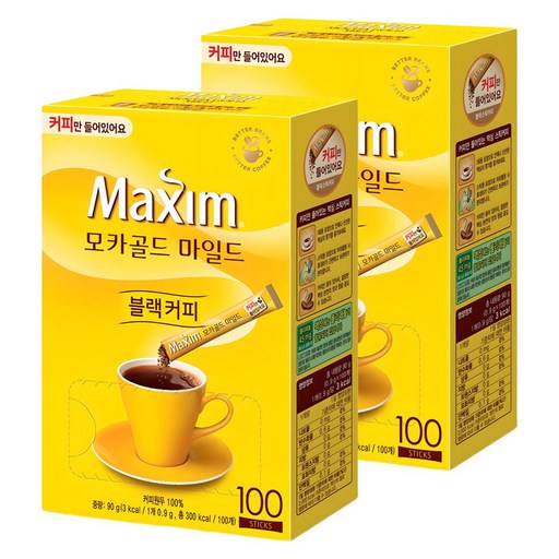 맥심 모카골드 마일드 블랙커피