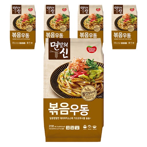 동원 면발의신 볶음우동 2인분