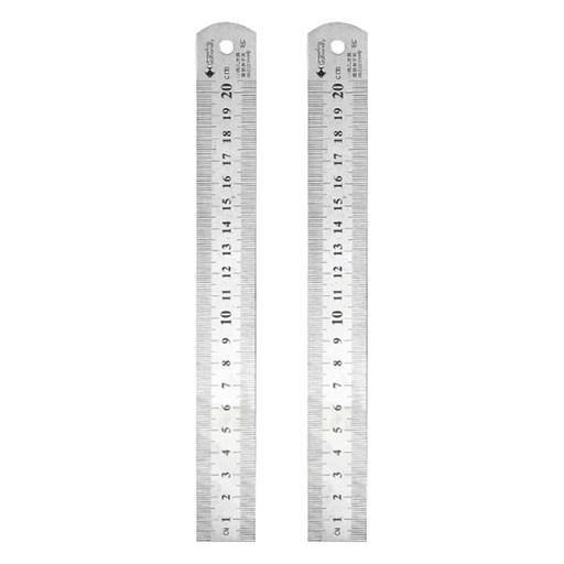 영바영 스테인레스 스틸 반영구 양면 직자 20cm