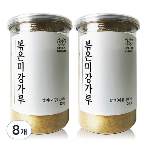 헬로우그린 국내산 볶은 미강 가루