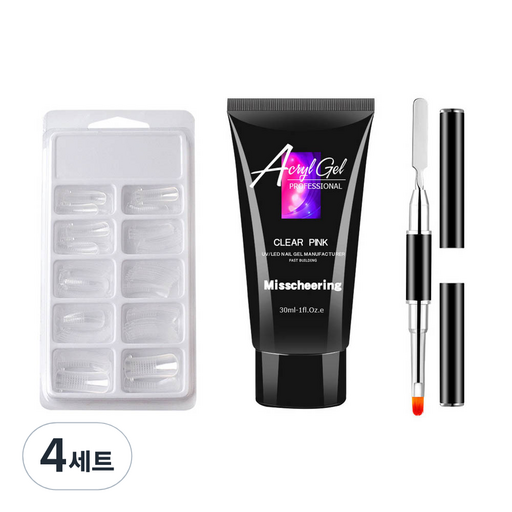 네일연장 폴리젤 세트 08 다크핑크