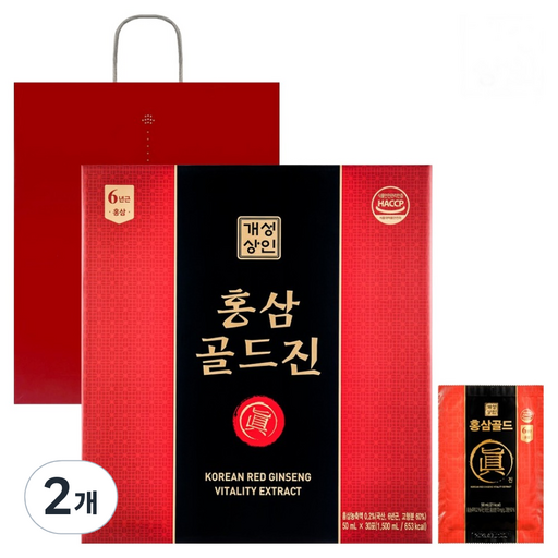 개성상인 홍삼골드진