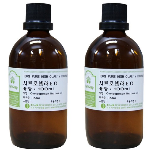 허브솝 시트로넬라 에센셜 오일 100ml