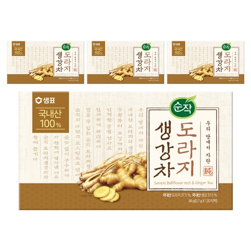 순작 도라지 생강차