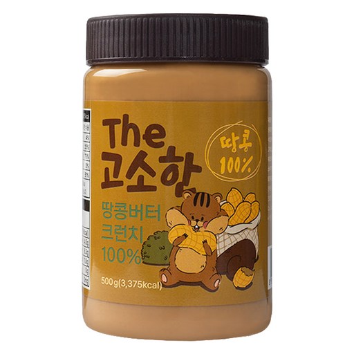 더 고소한 땅콩버터 크런치 100%
